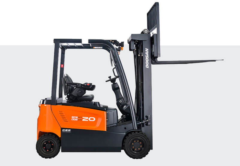 Forklift operator safely handling a commercial load in Watford